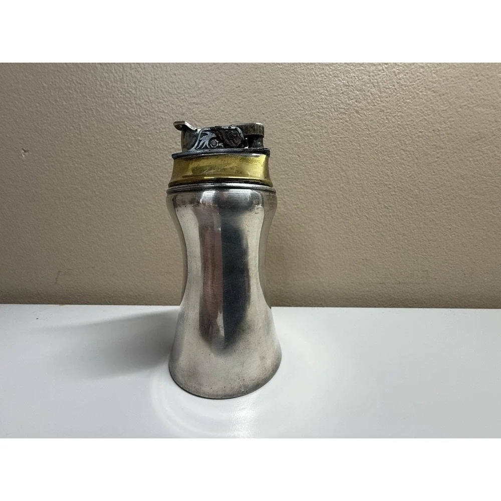 Vintage Silver Plated Evans Table Lighter